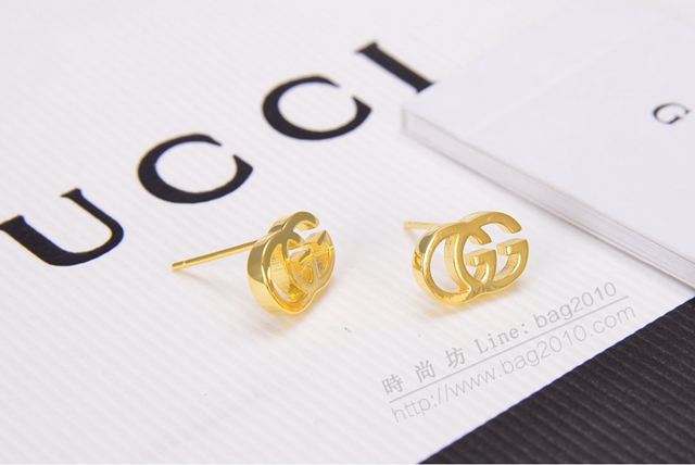 GUCCi飾品 古馳雙G耳釘 S925銀針 Gucci耳飾耳環  zgbq1160